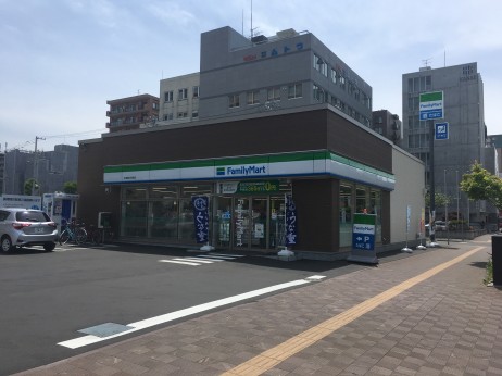 ファミリーマート北海道大学前店新築工事